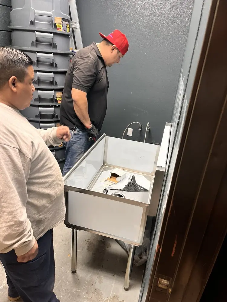 Commercial plumbing and sink installation in Belltown